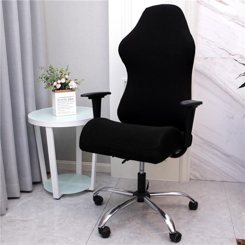 Elastic E-sports Chair Cover for Home Office Internet Cafe Armchair Thickened Cover for Computer Chair Dining Chair