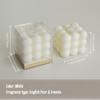 New Arrival Decorative Luxury Bubble Scented Candles with Clear Gift Box Handmade Long-lasting Holiday Easter Aesthetic
