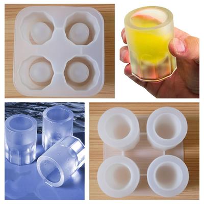 Moule à glaçons en silicone pour 4 glaçons