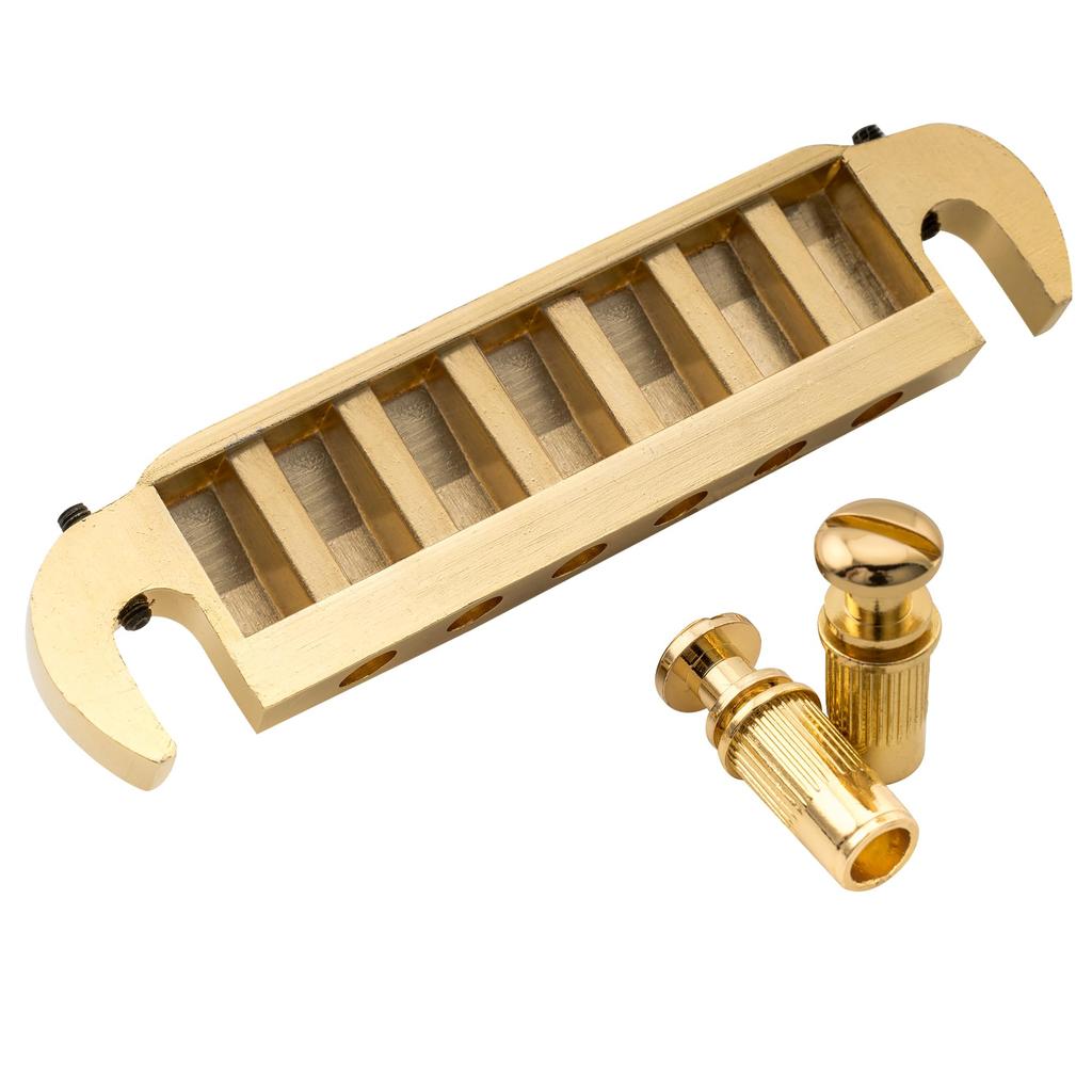 Wilkinson WOGT2 Wraparound kobylka USA pro Les Paul Epiphone SG Elektrická Zlatá 10,4 mm Kytara,