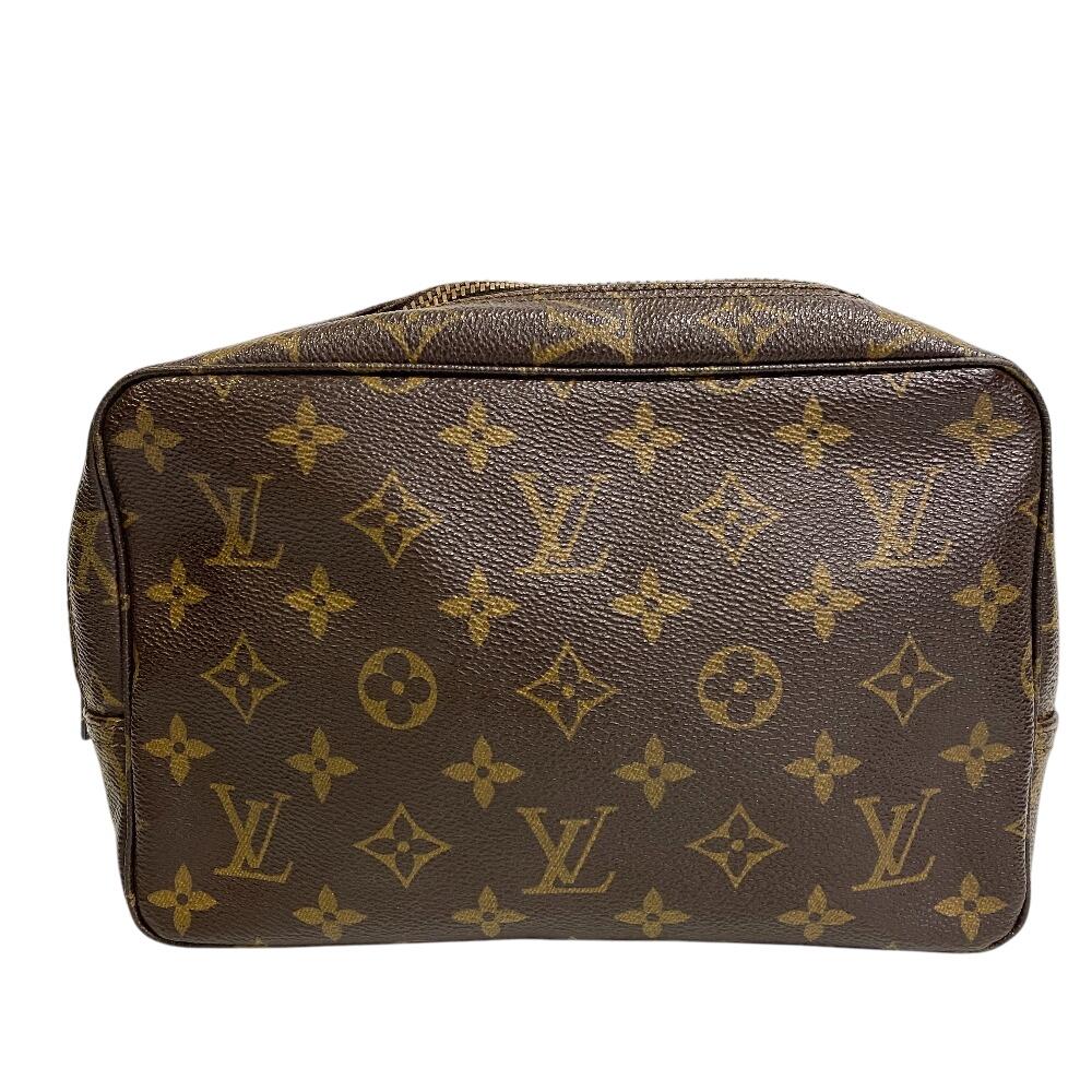 

LOUIS VUITTON M47524 Clutch bag pouch Monogram leather Truth Cracking T 23 Clutch bag Brown leather unisex Used