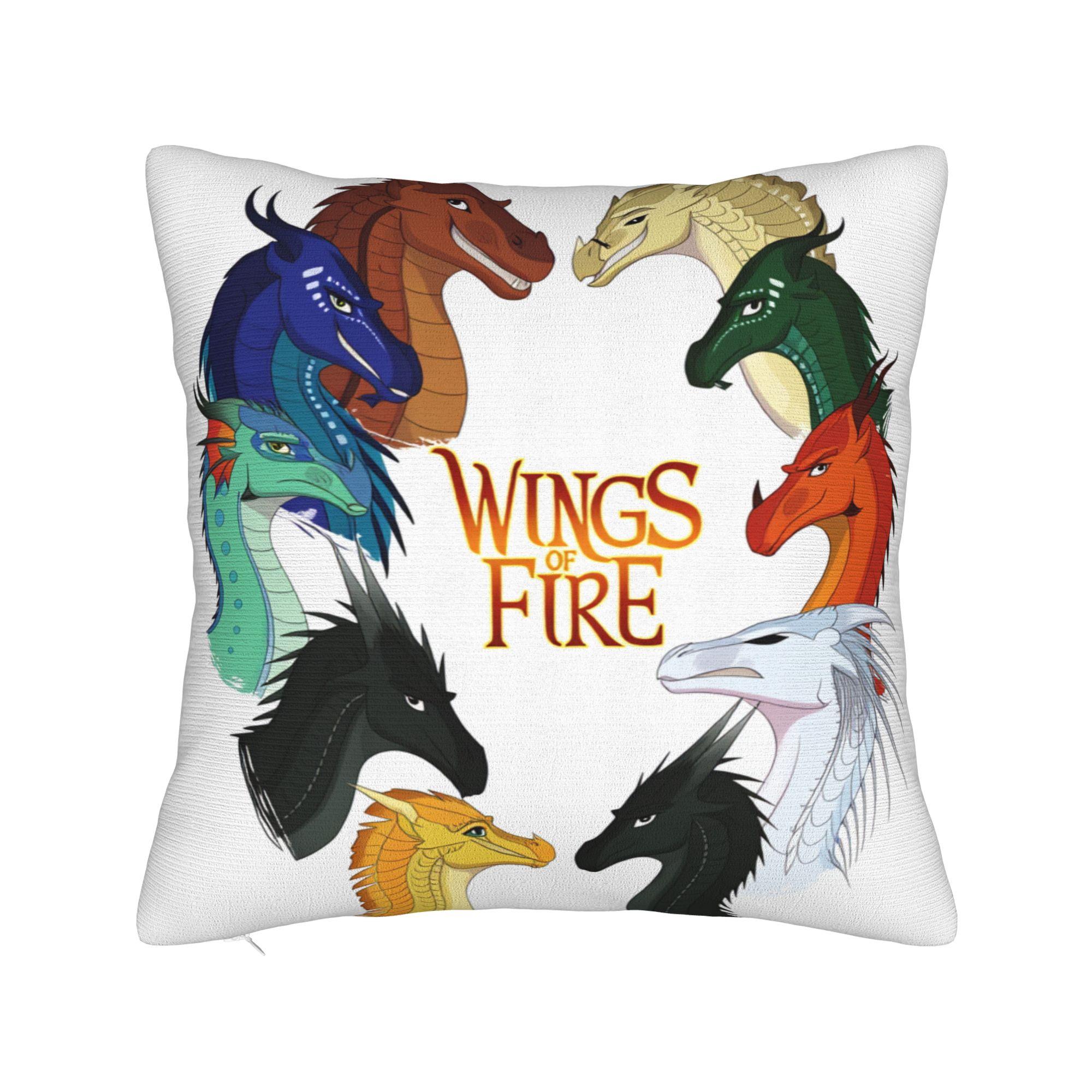 

Pillow Cover Wing of fire all dragon Design Cushion Cover Funny Pillow Case For Sofa Bedroom Home Decor Pillowcases 30cmx30cm