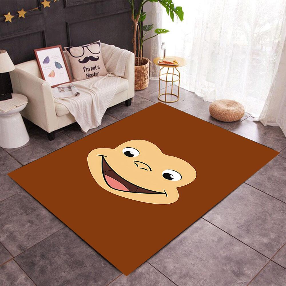 Blu And Eyi Adventure Themed Anti-Slip Rugs - Polyester Home Decor, Suitable for Bedrooms, Living Rooms, Doorways, Studios, and Decorations