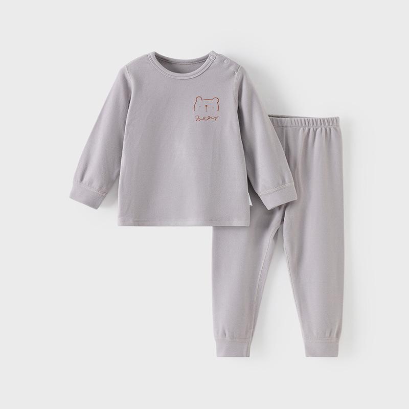 Unisex Baby Two-Piece Autumn Top & Trousers Set - Infant Home Wear