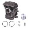 38mm Zylinder Kolben Kit Kettensägenmotor Endringe Clips Bolzen Zubehör Ersatz für Stihl