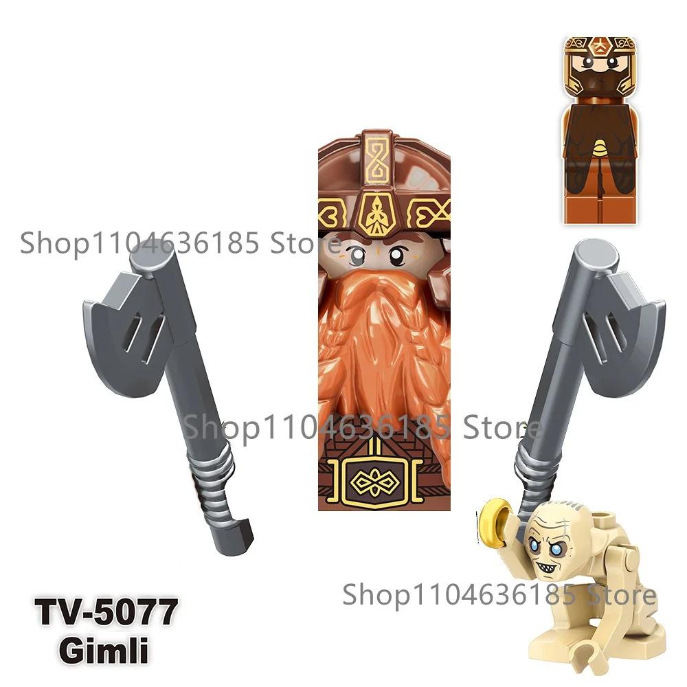 New Lord Rings Mini Figure Model Elves Orcs Army Gandalf Saruman Game Thrones Action Figure Building Blocks Kids Toys Gifts