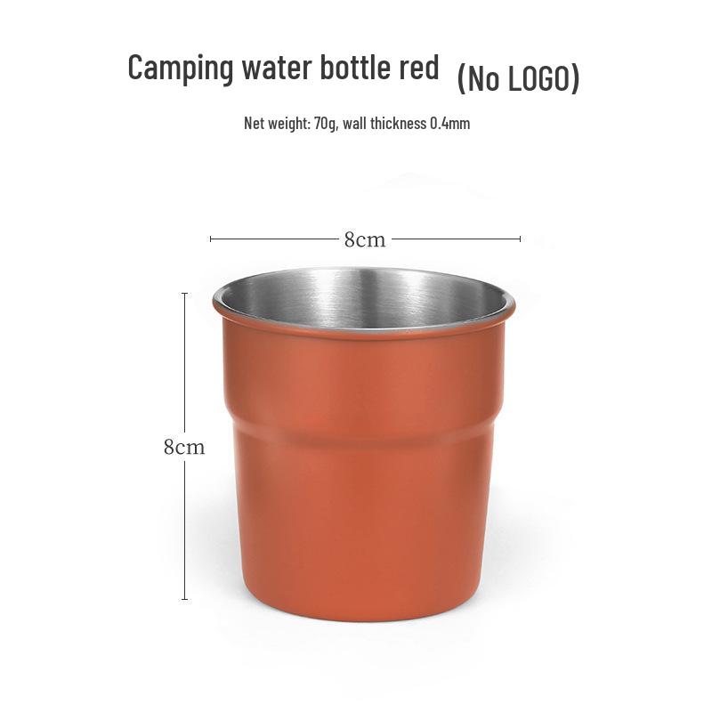 304 Stainless Steel Multi-Purpose Outdoor Cup: Ideal for Camping, Beer, Coffee, Water, and Beverages