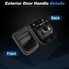 UXCELL Front Left Side Exterior Door Handle No.7700352488/4500488 Outside Car Door Handle for Renault Master II 1998-2010 1 Pcs