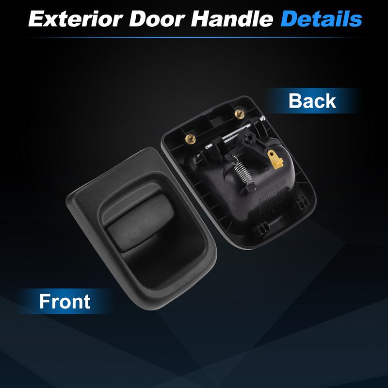 UXCELL Front Left Side Exterior Door Handle No.7700352488/4500488 Outside Car Door Handle for Renault Master II 1998-2010 1 Pcs