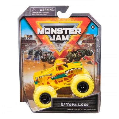Monster Jam Σειρά 2024 37 Μεταλλικό 1:Τερατώδες Φορτηγό Κλίμακας 64, Υπερφορτωμένο El Toro Loco