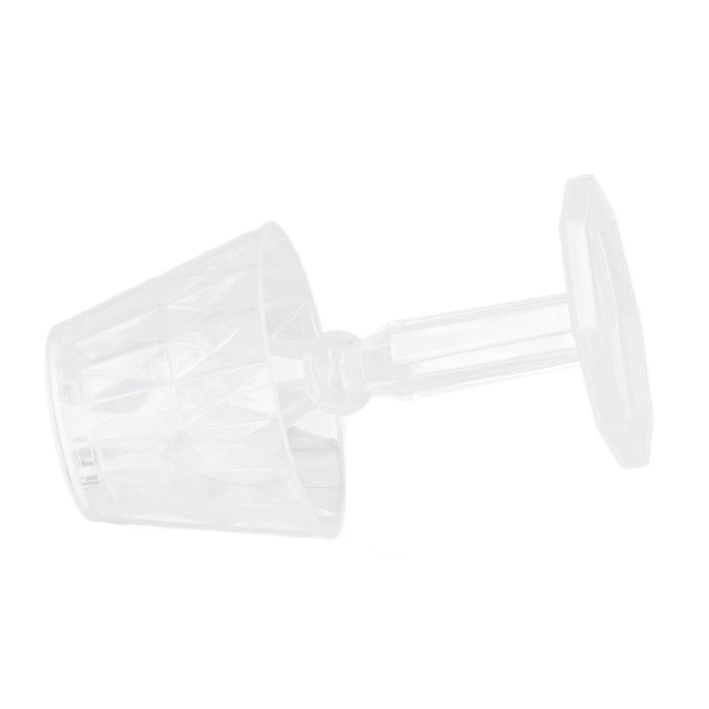 Crystal Table Lamp Bedside Bed Night Light Plastic Pretty Effects for Bedroom Home Pure White