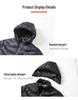 Herren Winter Smart USB Beheizte Baumwolljacke - Verstellbar, Konstante Wärme