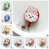 Bear Rabbit Retractable Badge Holder Cartoon Animals Easy Pull Buckle  Hospital Use