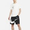 Nike Swoosh Colorblock Logo Print Knit Shorts Men Shorts Black DJ5373-010