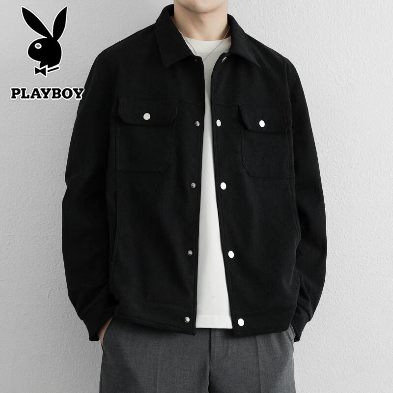 PLAYBOY Men's American Retro Loose Casual Jacket