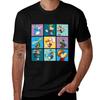 T-shirt Rayman Squares Décontracté Ample Manches Courtes pour Homme