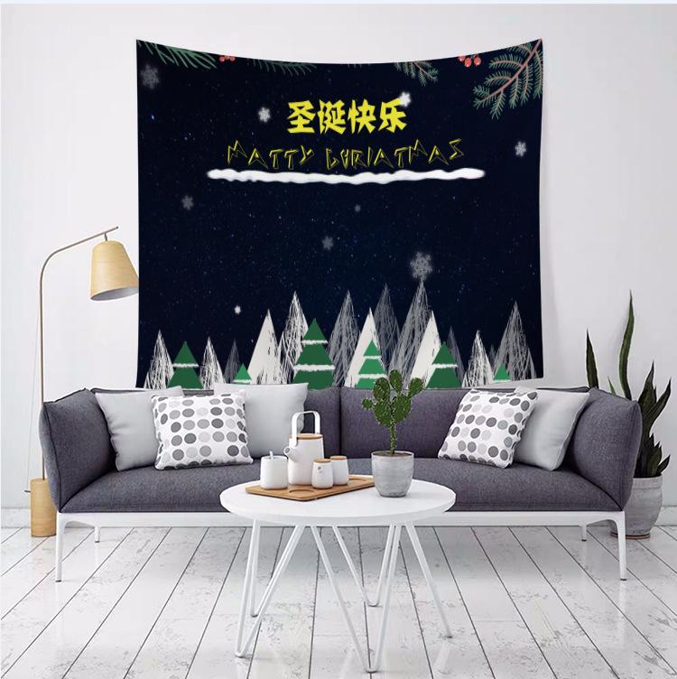 Tapiserie decor pentru casă Ornament de Crăciun Decor boem Dormitor Sufragerie Tapiserie de perete Semineu Tapiserie tapeçaria de natal