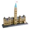 Non-Toxic 608Pcs World Famous Modern Architecture Building Blocks Canada Parliament Particle Assembly Bricks Toy For Children Gifts