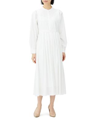 Grace Continental 2024SS Embroidered Shirt White Dress, Women's, 01,