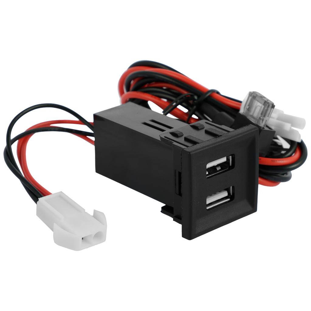 Priza încărcător auto USB dublu Compatibil cu Transporter T5 2003-2009 Încărcător auto Priză de alimentare Adaptor premium 5V 3A pentru auto