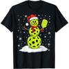 12 Days of Pickleball Christmas Players Season Sport Lover T Shirts Men Streetwear Tee Shirt Short Sleeve Unisex Loose Clothing