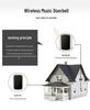 Long-Range Wireless Doorbell with Anti-Theft Features & Remote Control