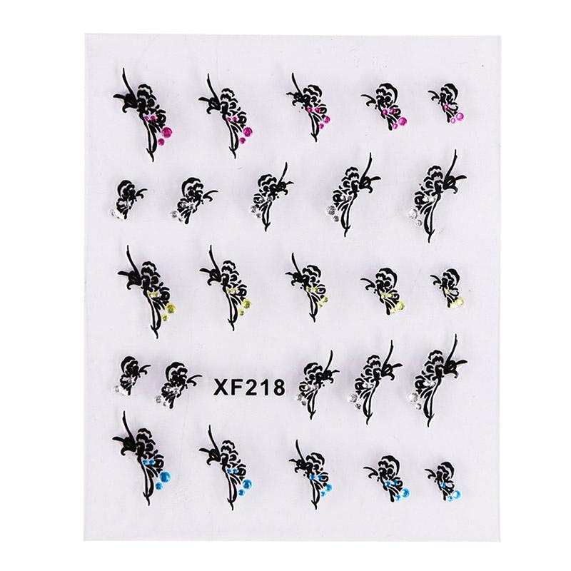 Goldfarbene Reißverschluss-Designs, Nagelkunst-Aufkleber, Abziehbilder, Maniküre-Dekoration, Werkzeuge, DIY-Nagelkunst-Spitzen, Mode-Accessoires