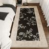 Retro Imitation Cashmere Carpet High-end Feeling Bedroom Bedside Non-slip Foot Mat Long Strip Dirt-resistant Floor Mat
