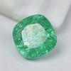 Natural Green Emerald Loose Gemstone Square Cushion 18.70 Ct Colombian for Jewelry Making and Crafts