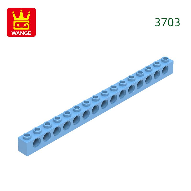 Non-Toxic 18Pcs/Lot 3703 1X16 Holes Thick Bulk Building Blocks Moc Accessories Compatible With Brick Toys Children Gift Box