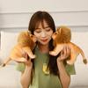 Forest Animal Simulation Male Lion Plush Toys Soft Simulation Lion Plush Toy  Birthday Gift