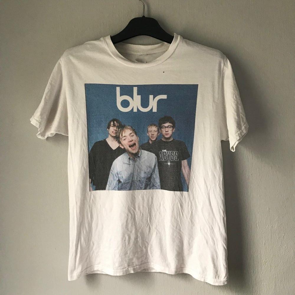 Blur Band Gift For Friends White TShirt Cotton All Size KK71 Unisex T-Shirt M