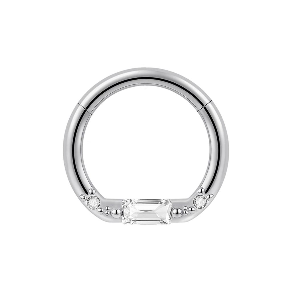 Multifunctional Nose Ring Seamless Design Comfortable Wear Body Piercing Jewelry Stainless Steel Fashion Accessories