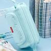 Große Kapazität Minimalistisches Federmäppchen Handheld tragbar mehrschichtig Student Schreibwaren Aufbewahrungsorganizer Schulbedarf Federtasche
