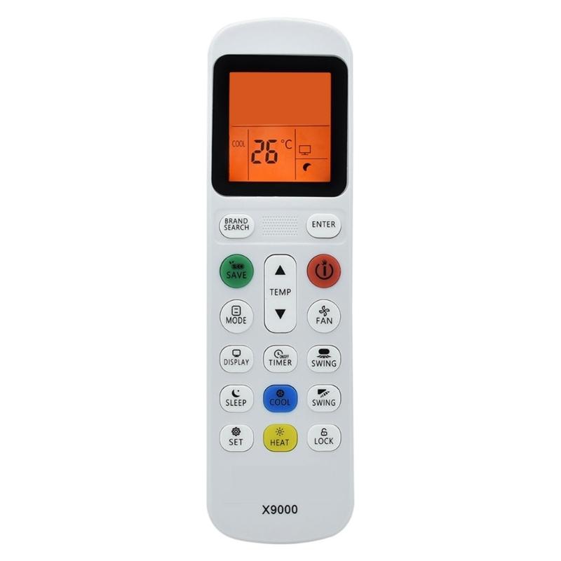 

X9000 Universally Air Conditioner Remote Control for Multiple Models Intelligent Air Conditioning Easy Setup and Operate 1