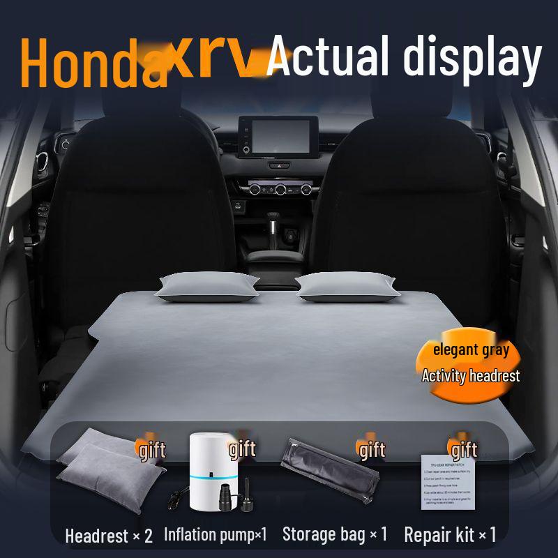 Honda XRV Inflatable Car Mattress: Trunk Leveling, Bed & Sleeping Mat for SUV Camping.