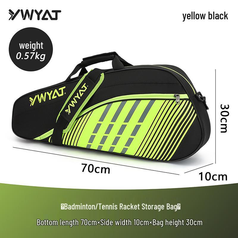 2025 Unisex Pro Badminton & Tennis Backpack: Extra Large, Water-Repellent with Racket Compartment