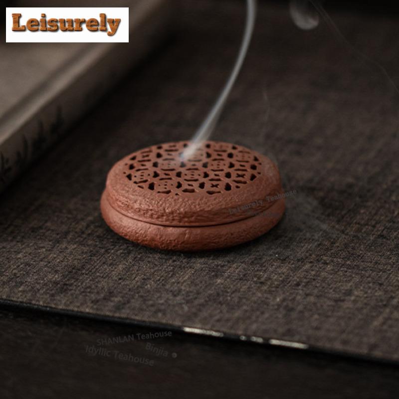 Vintage Wealth-attracting Incense Holder Mist Smoking Steamers Incense Burners Stand for Incense Meditation Censer Bedroom Craft