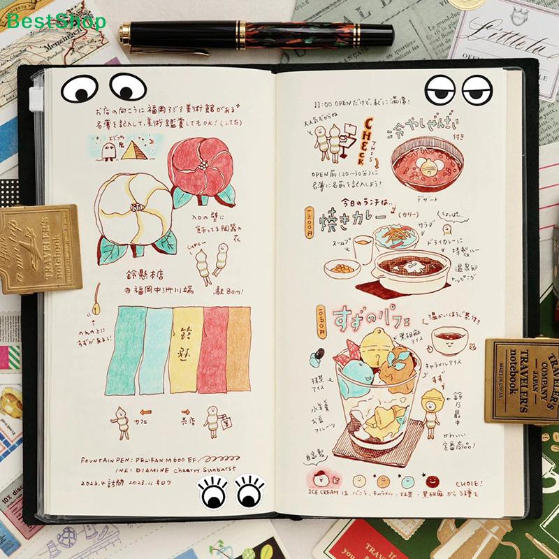 1000 Stück/Rolle Selbstklebende Augenaufkleber Mini Augenform DIY Aufkleber Schwarz Weiß Designs Halloween Party Kinderspielzeug Aufkleber