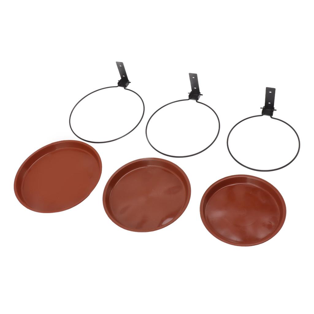 Tree Mounted Bird Feeder Tree Mounted Bird Bath Bowl with Heavy Duty Metal Ring for Backyard