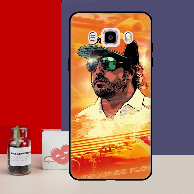 F1 Racing Fernando Alonso 14 Case For Samsung Galaxy J3 J5 J7 2017 J1 A3 A5 2016 J4 J6 Plus A6 A8 A7 A9 J8 2018 Cover