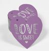 Inkdotpot 100 Pack Real Silver Foil Paper Tag Love Is Sweet Wedding Favor Hang