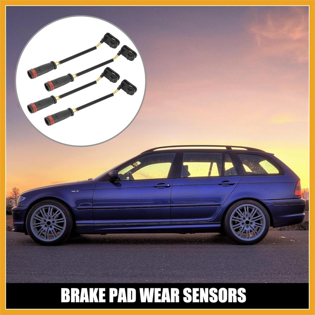 4 pièces Capteur d'usure de plaquette de frein avant arrière de voiture pour Dodge Sprinter 2500 9065401417 Remplacement