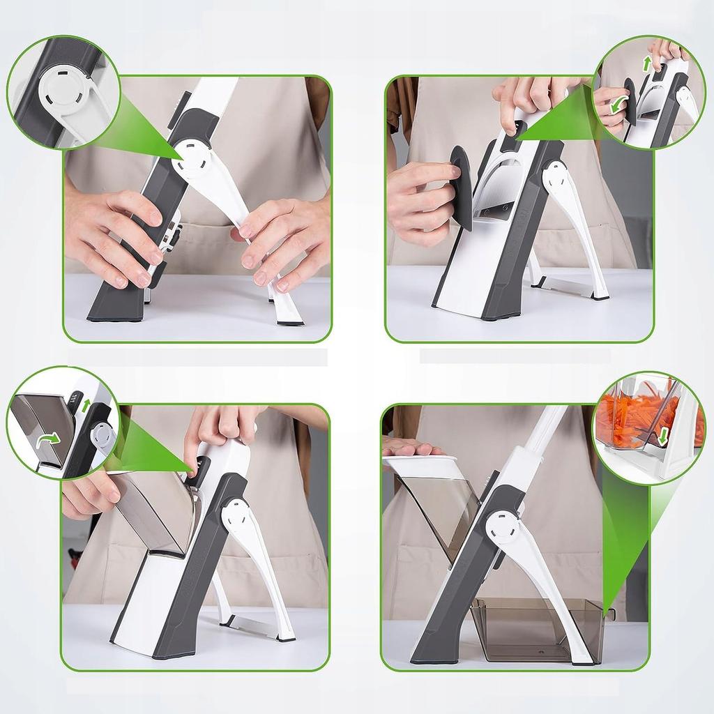 Professional fruit and vegetable slicer French fries slicer adjustable