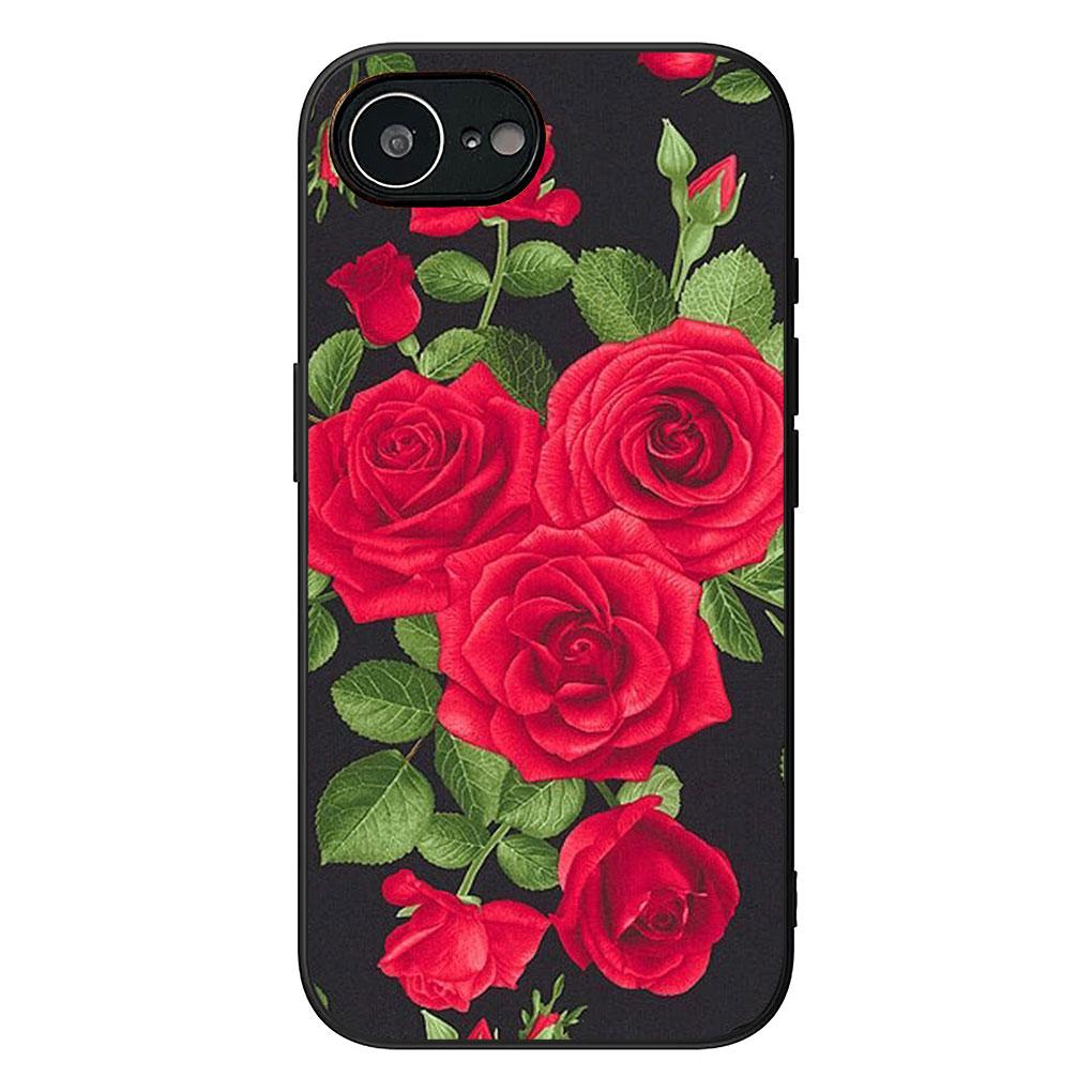 Rose Flower Casing Phone Cover for Apple iPhone 13 12 Mini XS 11 Pro Max 7 8 Plus + XR SE 2022 2020 SE3 Soft Case