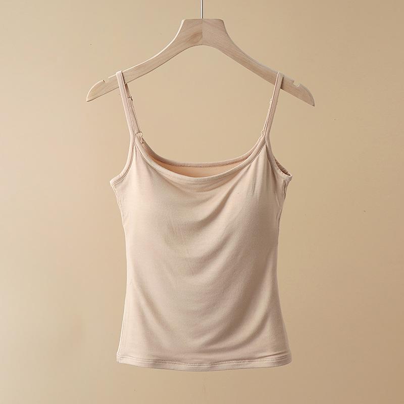 

Cartoon Strappy Top: Slim-Fit Vest with Chest Pads for Enhanced Look XL (115-130 lbs)