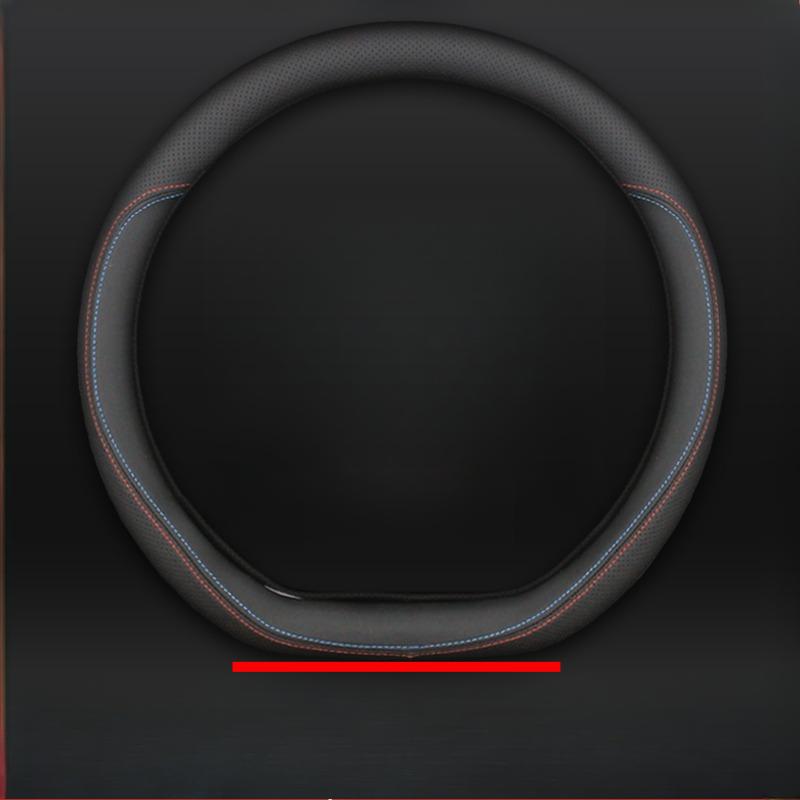 Auto Car Steering Wheel Cover Wrap for BYD E Series E5 E2 E6 Taxi 450 Electric E1 S2 Wear-resistant Auto Accessories Protector