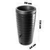 KADAX Rainwater Tank 240L Water Barrel Container With Tap Pot Large