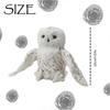 Owl Hand Puppet Plush Toy, 20cm/7.8in Animal Cartoon Finger Story Doll, Educational Baby Toy for Family Play & School Performance