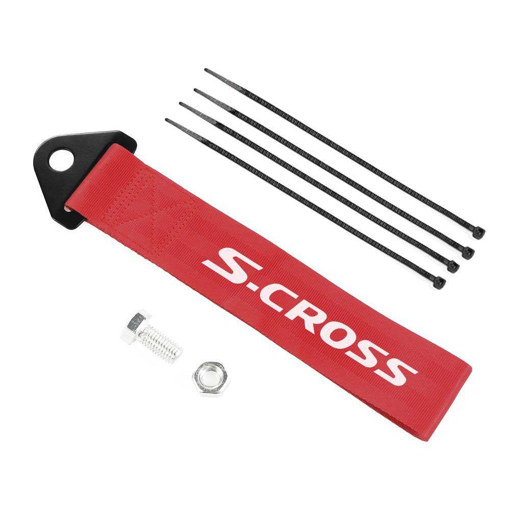 Car Decorative Tow Rope For Suzuki Jimny Swift Grand Vitara Ignis Alto Baleno SX4 Samurai S-Cross Celerio Ertiga Ciaz Equator